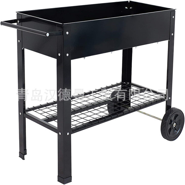 带把手和轮子的高架花园床-户外移动高架花盆箱,模玩/动漫/周边/娃圈三坑/桌游,文化/体育周边,淘宝优惠券,粉丝福利购,淘宝优惠卷