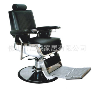 折叠带脚凳的廉价古董理发椅可躺可旋转可升高理发椅沙龙椅美容椅