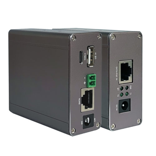 72w POE 分离器多路DC输出TYPE C/USB 母头/DC端子12V 5A 24V 3A