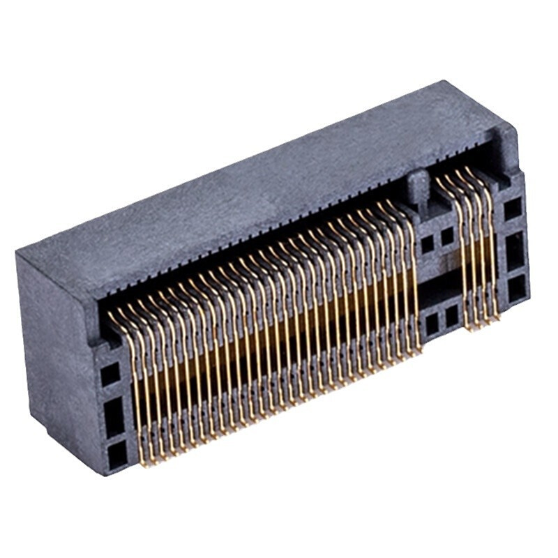 B Key 高度8.5H M.2 连接器 67P 75PIN PH=0.5 5G WIFF 模块 卡座