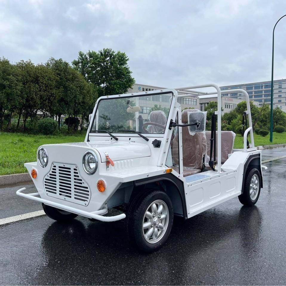 MOKE电动四轮四座酒店机场摆渡车铅酸版锂电版燃油版观光车