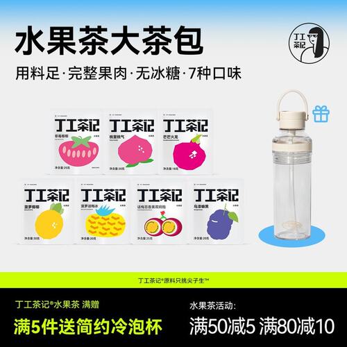 丁工茶记水果茶包独立小包装冷泡水果茶包冲饮泡水水果茶专用