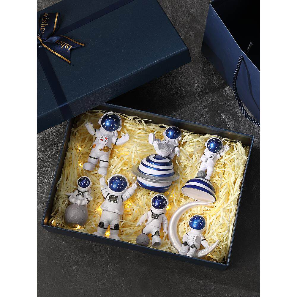宇航员摆件太空人模型创意生日礼物男女套装玩具情人节小礼品家居