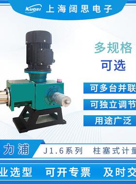 柱塞泵J1.6系列SUS316不锈钢4.0~23L/H流量高温计量泵