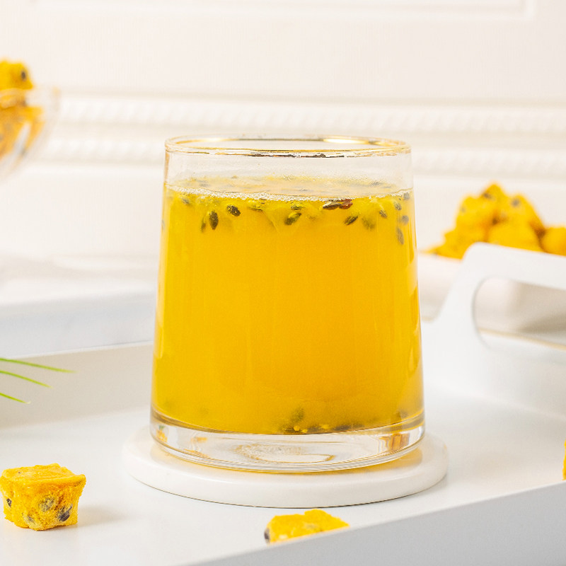 新鲜冻干百香果500g正品百香果块纯天然果块水果茶金桔百香果泡水