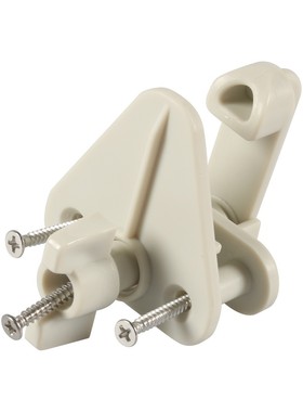 游艇白色塑料门扣 反锁固定扣套装 房车游艇皮划艇塑料扣门配件