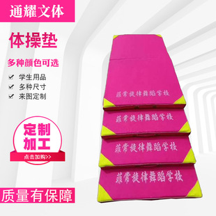 体操垫海绵垫体操健身运动跳远训练垫折叠垫空翻可折叠