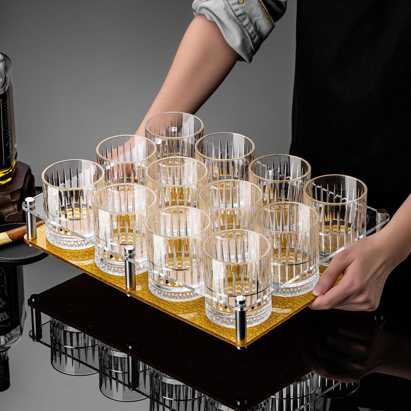 酒吧KTV啤酒杯150ml个人专用轻奢高档商用200ml威士忌杯洋酒杯子