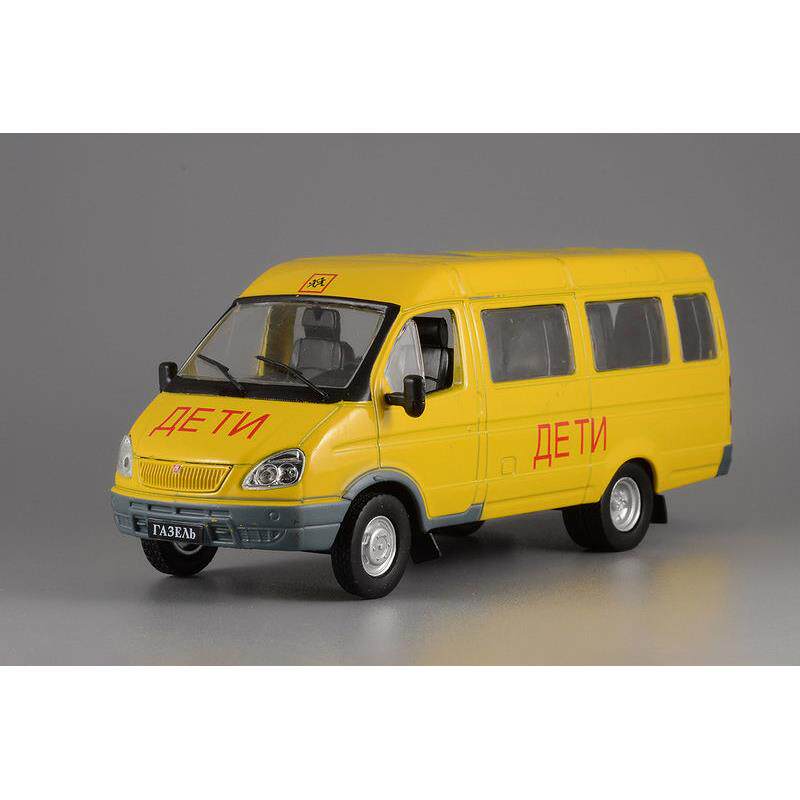 1 43合金车 GAZ 322121 嘎斯汽车客车巴士商务车模型经典摆件