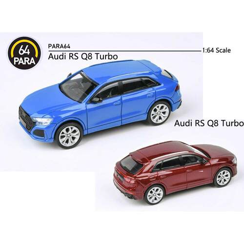PARA 1/64 Audi奥d迪RS Q8豪华轿跑车SUV汽车模型合金车玩具摆件