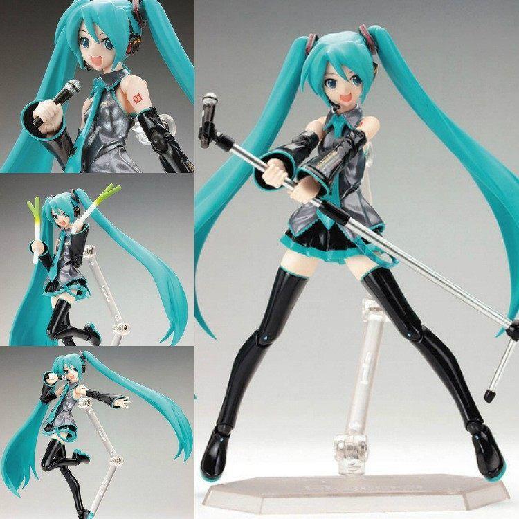 figma 014 虚拟歌手 葱娘 初音 可动人偶模型摆件 小手办