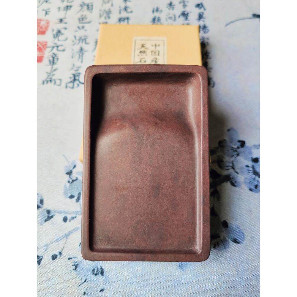 实用宋坑砚台4寸端砚天然原石写经肇庆老砚台文房四宝磨墨砚台