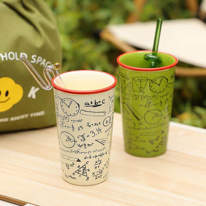 韩国ins博主同款陶瓷马克杯精致茶杯咖啡杯手握牛奶杯好看的杯子