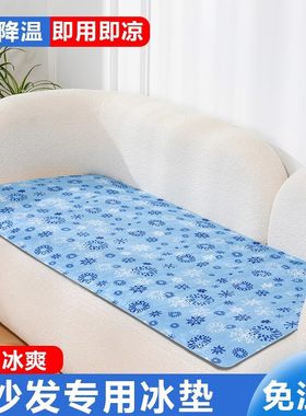 沙发冰垫床垫凉席坐垫冰凉降温