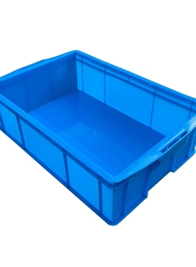 特2号仪表箱内径536*356*142物流箱货架盒蓝色塑料物流元件箱