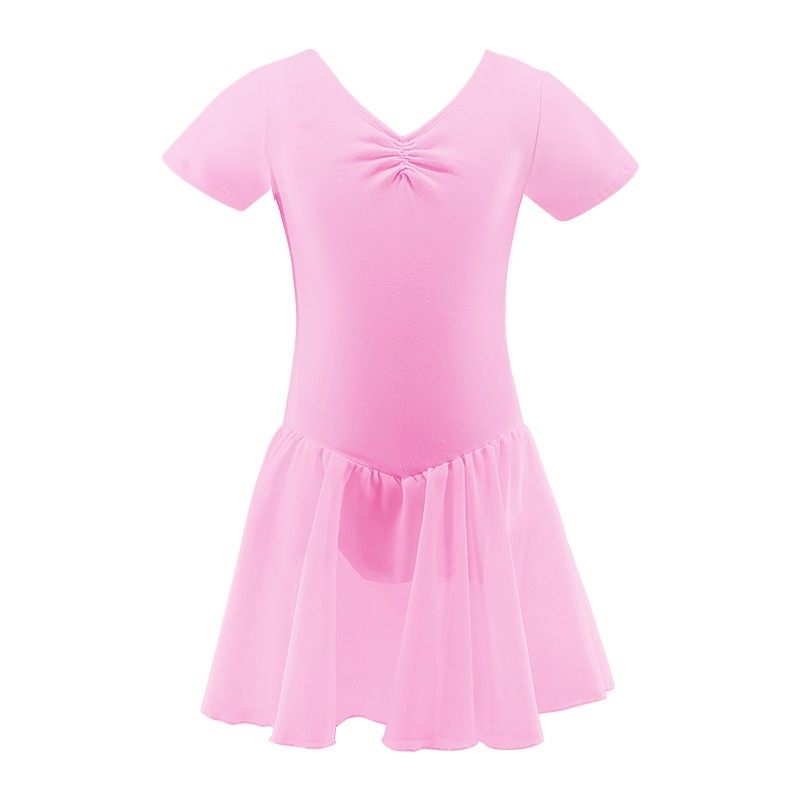 儿童舞蹈服女童秋冬长袖形体练功服跳H舞裙女孩芭蕾舞裙中国舞服