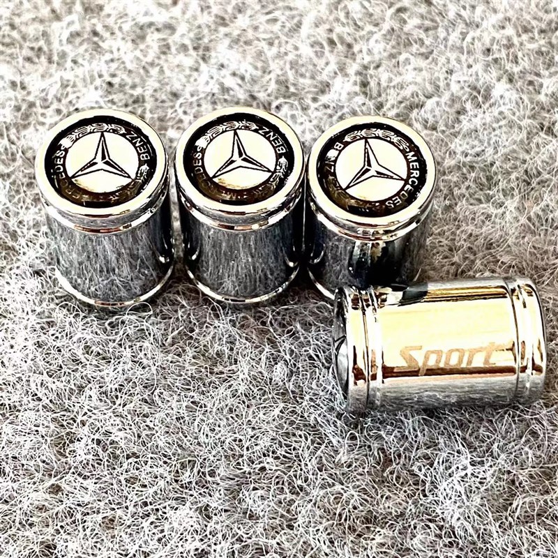 宾士GLE350气门嘴GLS450 GLE450 GLE400轮胎气门V嘴帽芯装饰盖改