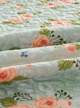 纯棉夹棉枕套全棉加厚田园韩式小z碎花枕头皮一对装48x74cm枕头套