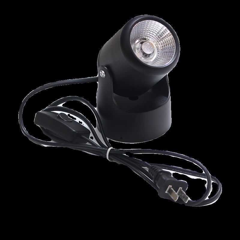 三色调光LED落地式射灯插电带开关背景插座带遥控极W调光可以移动