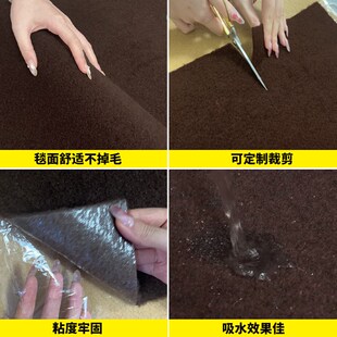 自粘地毯地垫楼梯踏步垫防滑耐脏耐磨F隔音台阶铁楼梯满铺商用加