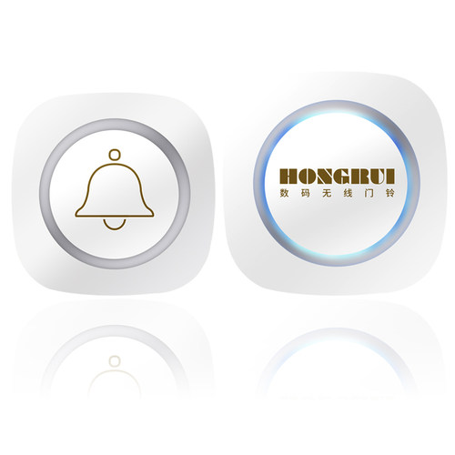智能门铃无线家用超m远距离门铃不用电池一拖一拖二电子遥控呼叫