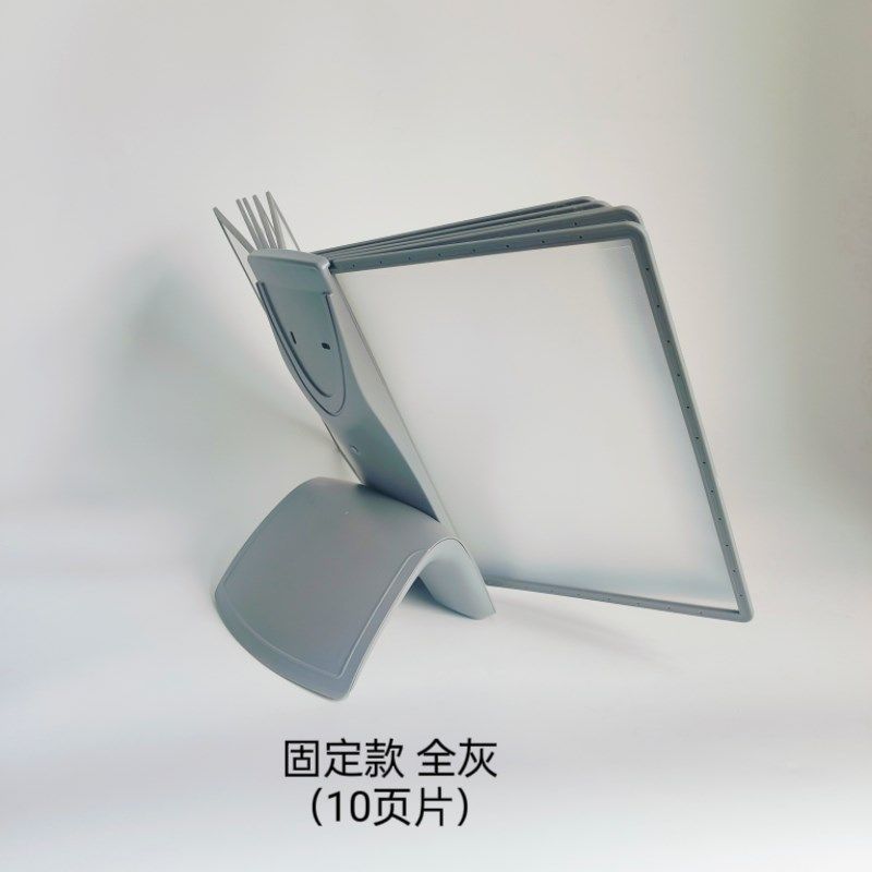桌面A4文件展示架台式菜牌活x页壁挂式资料架翻页文件夹文件架相