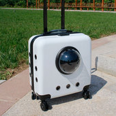 宠物拉杆箱猫外出车载便携t行李箱手提太空舱万向轮静音多功能箱