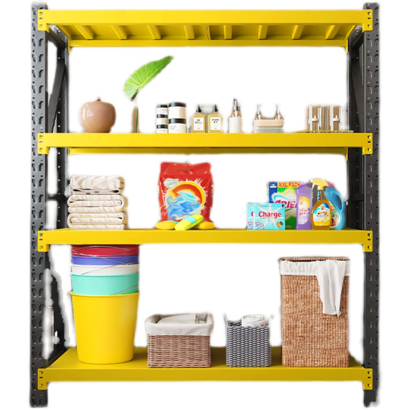 货架置物架多层仓库仓储铁架子A家用地下室储藏室储物架重型货物