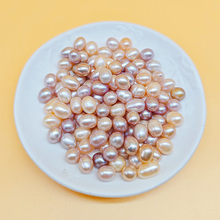 天然淡水无孔不打孔无核药用磨粉供佛修曼扎诸暨珍珠称斤颗粒散珠