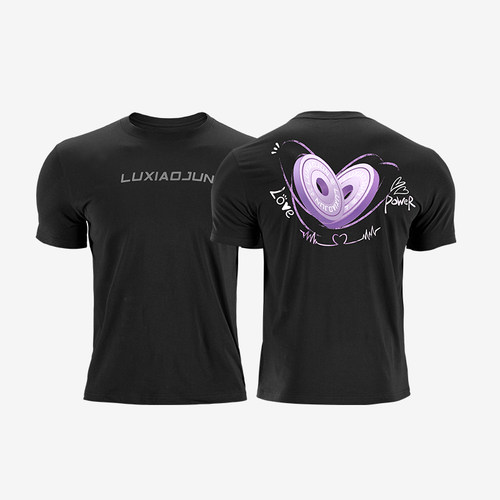 吕小军lovepower运动T恤情人节