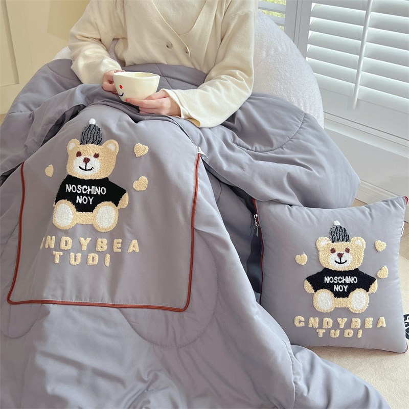 抱枕车用被子两用二合一办公室汽车午睡毯子2025新款车载枕头被