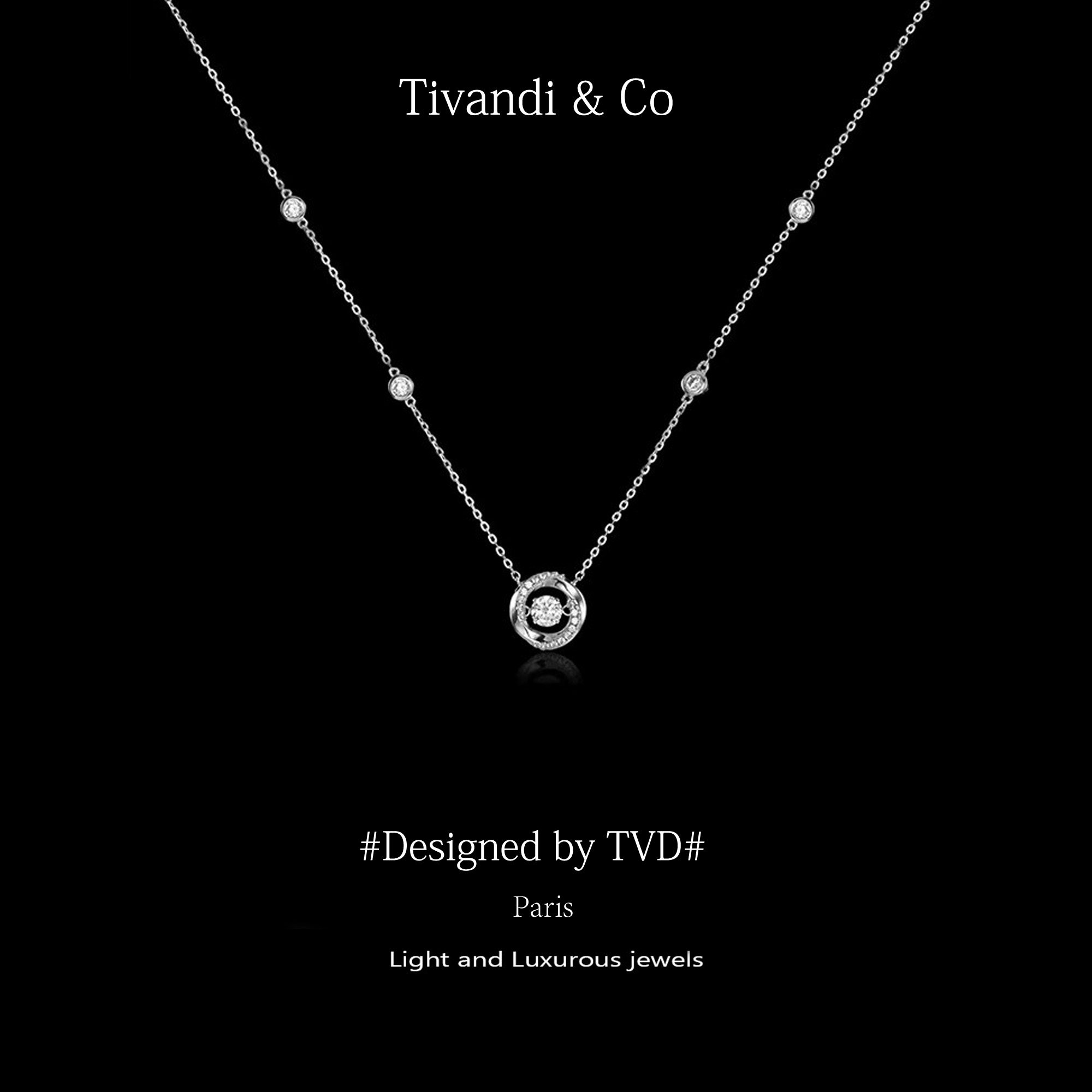 法国Tivandi&Co「莫比乌斯环」纯银项链女小众高级感轻奢吊坠礼物