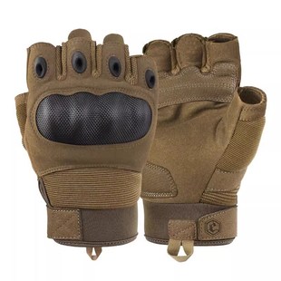 爱默生战术手套触屏全指硬壳防护登山防寒手套骑行减震半指手套