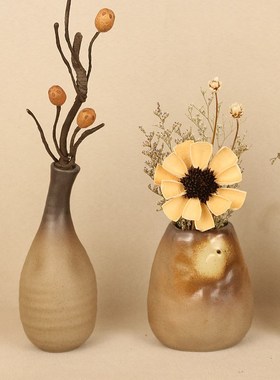 摆件家居饰品客厅家庭电视柜茶室茶架民宿侘寂风书架中式复古软装