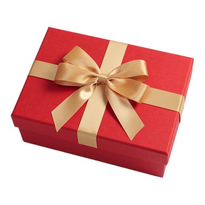 高级感红色三八妇女节礼物盒简约生日礼盒空盒子大号伴手礼包装盒