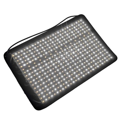 主播专用便携LED卷布灯直播外拍补光灯氛围无影顶灯双色温柔光灯