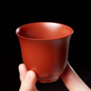 精选宜兴原矿大红袍紫砂主人杯品茗杯单杯小茶杯茶碗茶盏茶盅功夫