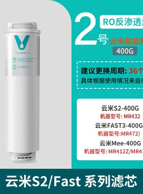 云米净水器滤芯5in1复合滤芯S2 Fast3系列400G/600GRO反渗透家用