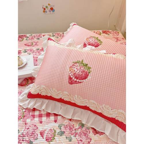 2025年新款凉感3D按摩冰豆豆凉席三件套透气夏季空调软席床裙席子