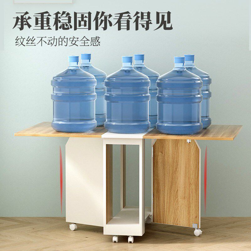 移动可折叠桌子宿舍小型收纳吃饭桌子现代简约木桌家用小户型餐桌