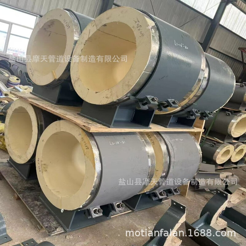 聚氨酯保冷保温管托导向支座滑动支吊架管座蛭石隔热隔热保冷管托