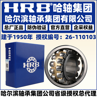 HRB 哈尔滨轴承 24120 24122 24124 CC CA W33 调心滚子