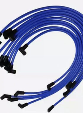 点火火花塞线组10.5MM用于HEI SBC BBC 350 383454 电子蓝色