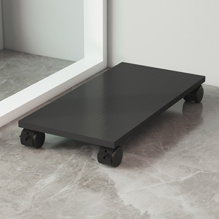 台式电脑主机托架桌下置物架移动滑轮机箱底座增高大号托盘支架