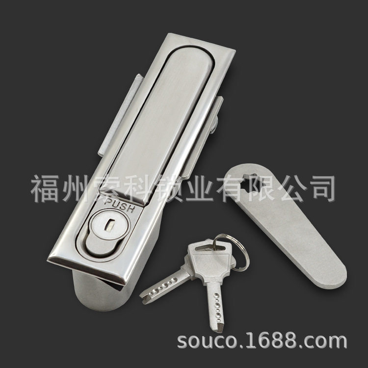 不锈钢锁具电柜锁配电柜门锁 开关柜 MS490机柜门锁特殊门锁 MS81