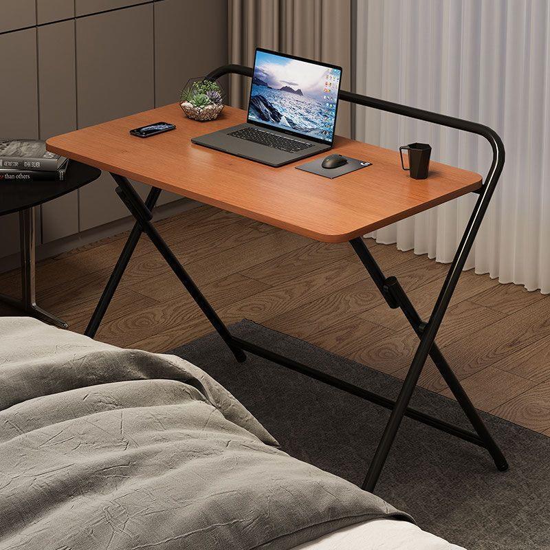 简约电脑桌书桌家用办公桌简易卧室床边小桌子可折叠桌学生学习桌