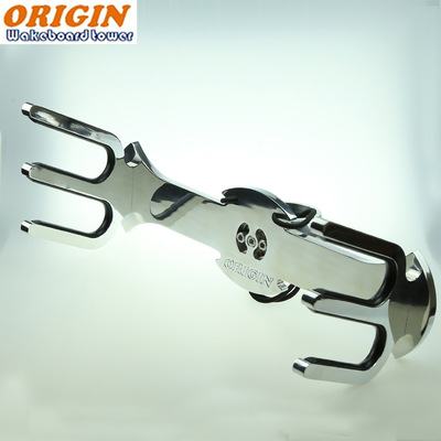 游艇船舶铝制抛光蝙蝠滑水塔滑水板存放游艇船舶铝制支架OWT-SKII