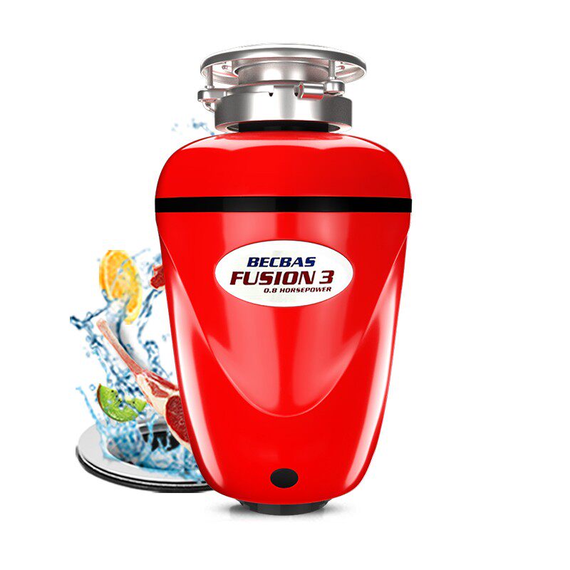 精选贝克巴斯F3 食物垃圾处理器家用厨房餐厨余粉碎机无线开关全