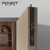 插销门栓防盗门双开大门隐形木门子母门暗插销加厚不锈钢天地插销