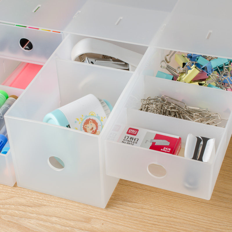 精选桌面PP小物品收纳盒抽屉式多层收纳柜办公室整理盒文具胶带储,收纳整理,桌面收纳盒,淘宝优惠券,粉丝福利购,淘宝优惠卷